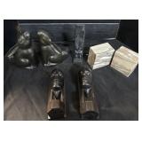 3 Sets of Bookends.