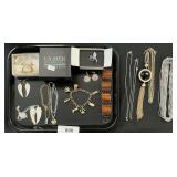 Costume Jewelry, La Mar Watch, Charm Bracelet.