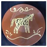 1992 Breininger Redware Plates.