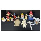 Disney Tit Figures & Bank, Pillsbury Dough Boy Toy