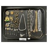 Sterlings Silver Cross, Costume Jewelry.