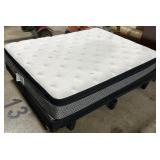 Queen Sealy Mattress w/ Bed Frame.