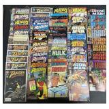 DC & Marvel 1990s Consecutive Comic Books.