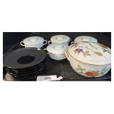 Rosenthal Dishes and Royal Winchester Dish.