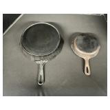 Pair Of No. 8 & No. 3 Wagner Ware Cast Iron Pans.