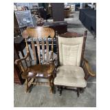 Rocker Chair & Bent Bros. Rocking Chair.