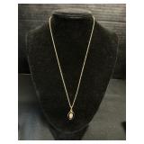 14K Gold Necklace & Pendant.