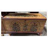 Painted Blanket Chest.