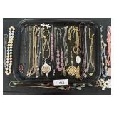 Costume Jewelry, Necklaces l, Earrings.