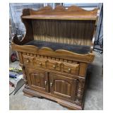 Wooden Dry Sink.