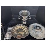 Silver Plated Serving Dishes.