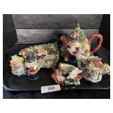 Fitz and Floyd Christmas Ceramics.