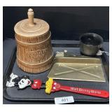 Churn Cookie Jar, Disney Back Scratcher.