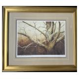 Signed David Lenker Best Wishes Lithograph Print.