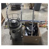 Fantom Shop Vac and Filter Queen Vacuum.