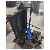 Portable Lift System, Mixing Bin and Rope.
