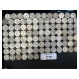 95 90% Silver Quarters, Washington.