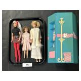 Vintage Barbie Dolls & Home & Office Playset.