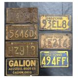 1930ï¿½s, 40ï¿½s, 50ï¿½s Pennsylvania License Plates.