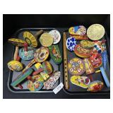 Vintage Tin Litho Noise Makers.