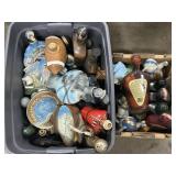 Collection Of Whiskey Decanters.