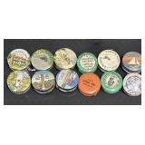 Celluloid Adv Souvenir Keychain Tape Measures.