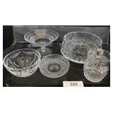Waterford Cut Crystal Dishes.