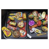 Vintage Tin Litho Noise Makers.