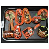 Vintage Tin Litho Halloween Noise Makers.