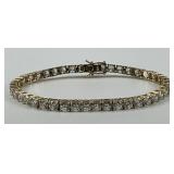 14KT Gold Tennis Bracelet.