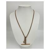 Antique 14KT Gold Albert Chain Link Necklace.