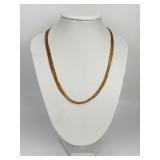 14KT Italian Gold Mutli Strand Necklace.