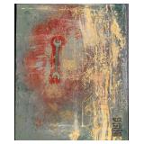 Scott Church Signed Acrylic Painting On Canvas.