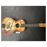 Vtg Jefferson Roy Rodgerï¿½s & Trigger Toy Guitar