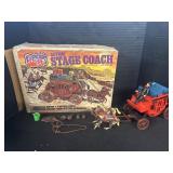Vtg Legends Of The West Action Stage Coach W/ Box