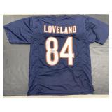 Autographed Colton Loveland Football Jersey.