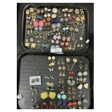 Clip On Earrings, Costume Jewelry.