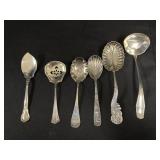 6 Sterling Silver Spoons.
