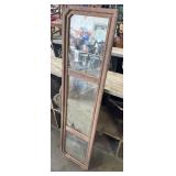 Vtg Ornate Mirror.