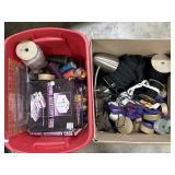 Cotton Tread, Sewing Accessory Case, Lamps.