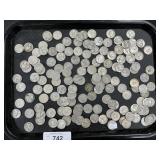 90% Silver Barber, Standing & Washington Quarters.