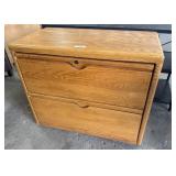Grainy Oak Filing Cabinet.