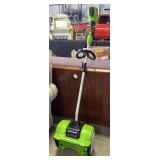 GreenWorks Battery SnowShovel.