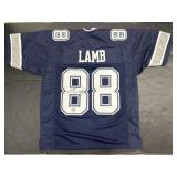 Autographed CeeDee Lamb Football Jersey.