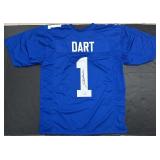Autographed Jaxson Dart Football Jersey.