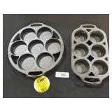 Lodge Cast Iron Mini Cake Pan & Muffin Pan