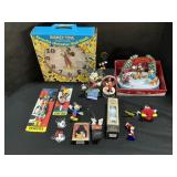 Disney Mickey Mouse Clock, Christmas Ornaments.