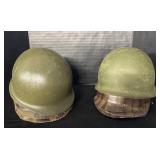 Vintage Army Helmets.