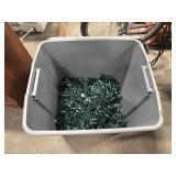 Tote of White Christmas Lights.