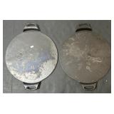 2 Lodge Cast Iron Pizza Pans